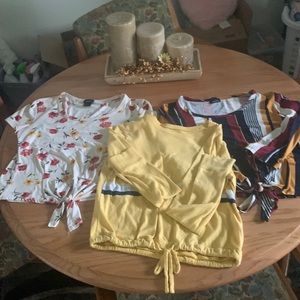 3  shirts 2 rue 21 and 1 hollster